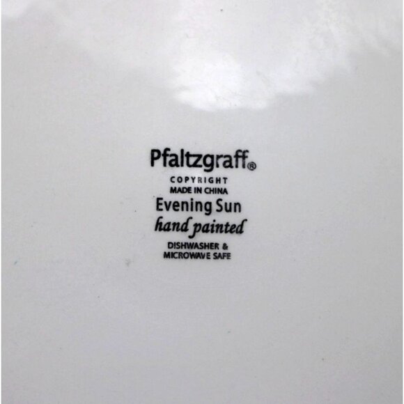 Vintage Sunflower Pfaltzgraff "Evening Sun", Hand Painted 12" Platter - Picture 4 of 4